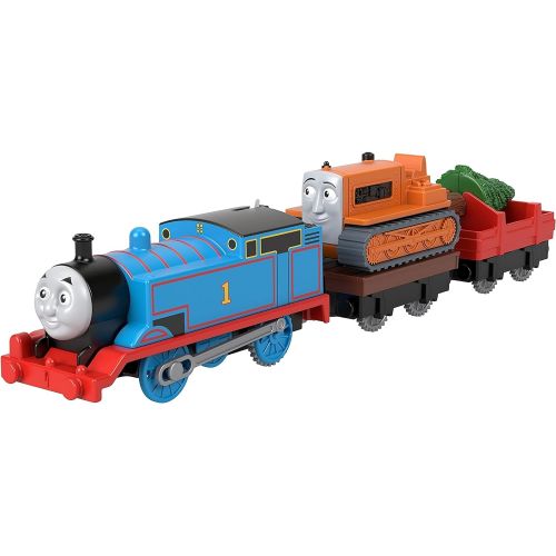  토마스와친구들 기차 장난감Thomas & Friends Thomas & Terence, battery-powered motorized toy train for preschool kids ages 3 years and up