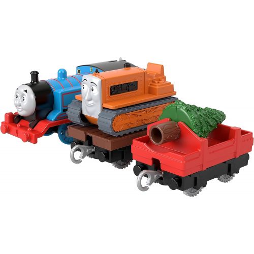  토마스와친구들 기차 장난감Thomas & Friends Thomas & Terence, battery-powered motorized toy train for preschool kids ages 3 years and up