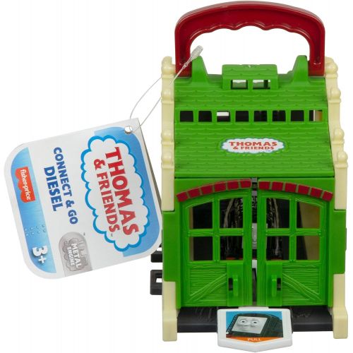  토마스와친구들 기차 장난감Thomas & Friends Connect & Go shed and Push-Along Train Engines for Preschool Kids Ages 3 Years and up , Green