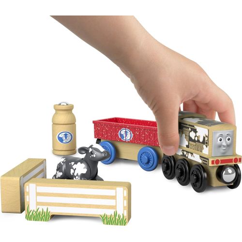  토마스와친구들 기차 장난감Thomas & Friends Wood, Diesels Dairy Drop-off