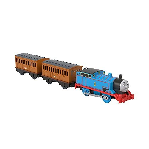  토마스와친구들 기차 장난감Thomas & Friends Thomas Annie & Clarabel, battery-powered motorized toy train for preschool kids 3 years and up