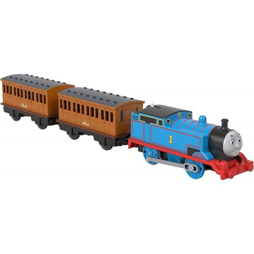  토마스와친구들 기차 장난감Thomas & Friends Thomas Annie & Clarabel, battery-powered motorized toy train for preschool kids 3 years and up