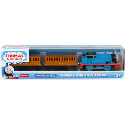  토마스와친구들 기차 장난감Thomas & Friends Thomas Annie & Clarabel, battery-powered motorized toy train for preschool kids 3 years and up