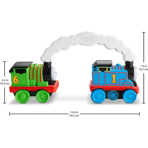  토마스와친구들 기차 장난감Fisher-Price Thomas & Friends Race & Chase R/C, remote controlled toy train engines for toddlers and preschool kids