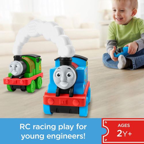  토마스와친구들 기차 장난감Fisher-Price Thomas & Friends Race & Chase R/C, remote controlled toy train engines for toddlers and preschool kids