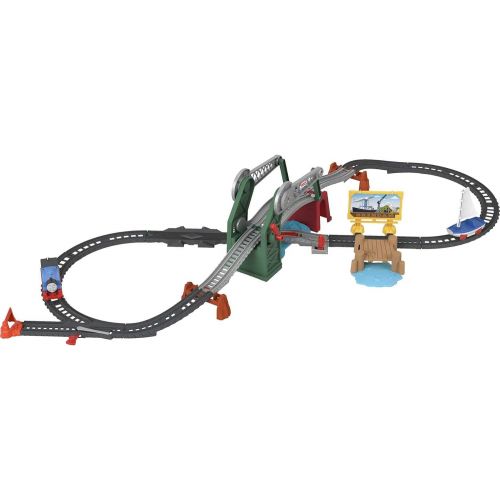  토마스와친구들 기차 장난감Thomas & Friends Bridge Lift Thomas & Skiff train set with motorized engine and toy boat for preschool kids ages 3 years and up