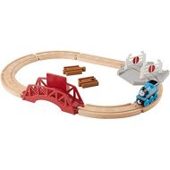 토마스와친구들 기차 장난감Thomas & Friends Bridge & Crossings Playset, Wood Track Set with Push-Along Thomas Train Engine for preschool kids