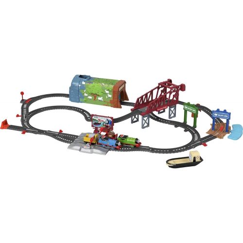  토마스와친구들 기차 장난감Thomas & Friends Talking Thomas & Percy Train Set, motorized train and track set for preschool kids ages 3 years and older