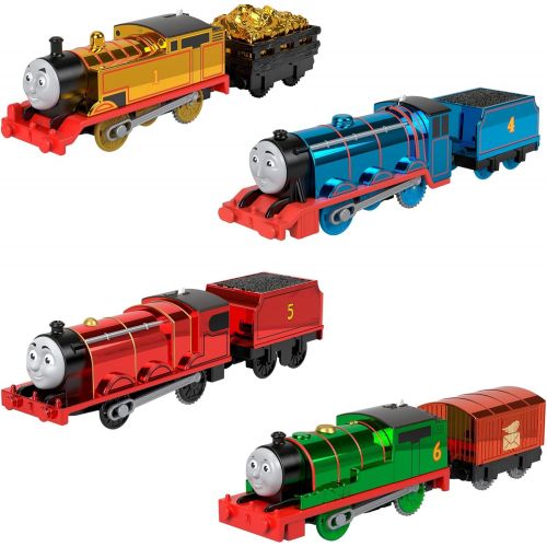  토마스와친구들 기차 장난감Thomas & Friends Thomas, Percy, James & Gordon - set of 4 motorized toy train engines for preschool kids ages 3 years & older