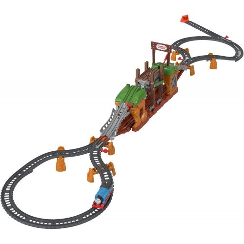  토마스와친구들 기차 장난감Thomas & Friends Walking Bridge train set, playset with motorized train for preschoolers ages 3 and older