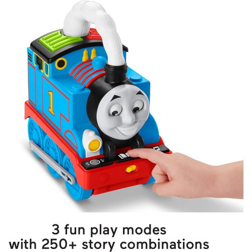  토마스와친구들 기차 장난감Thomas & Friends Storytime Thomas, interactive push-along train with lights, music and stories for toddlers and preschool kids ages 2 years and older