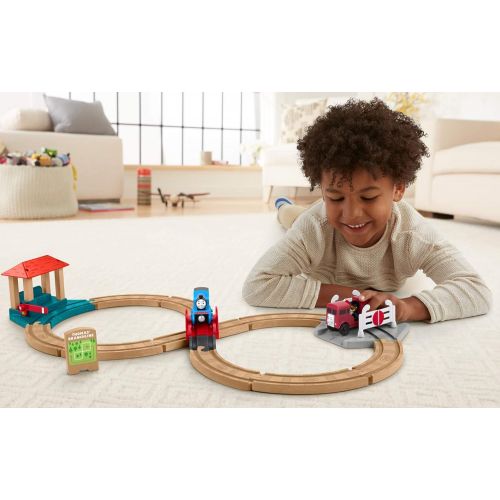  토마스와친구들 기차 장난감Thomas & Friends Wood, Racing Figure-8 Set