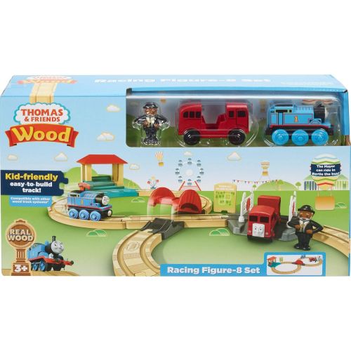  토마스와친구들 기차 장난감Thomas & Friends Wood, Racing Figure-8 Set