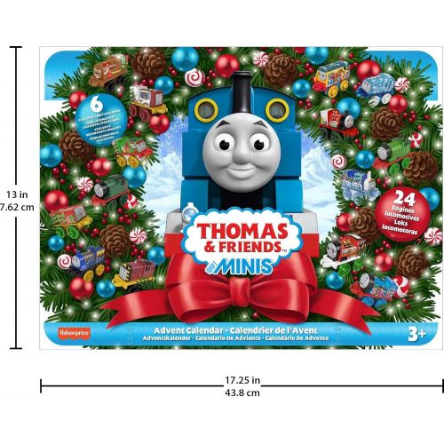  Fisher-Price Thomas & Friends MINIS Advent Calendar 24 miniature push-along toy trains