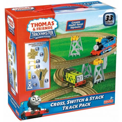  Thomas & Friends Fisher-Price TrackMaster, Cross, Switch & Stack Track Pack