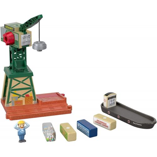  Fisher-Price Thomas & Friends Wood, Cranky At the Docks