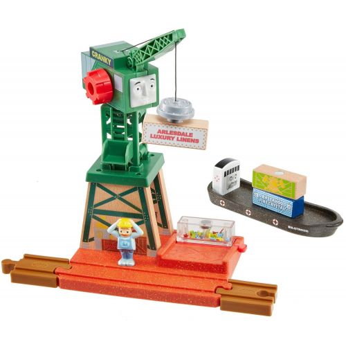  Thomas & Friends Fisher-Price Wood, Cranky at The Docks