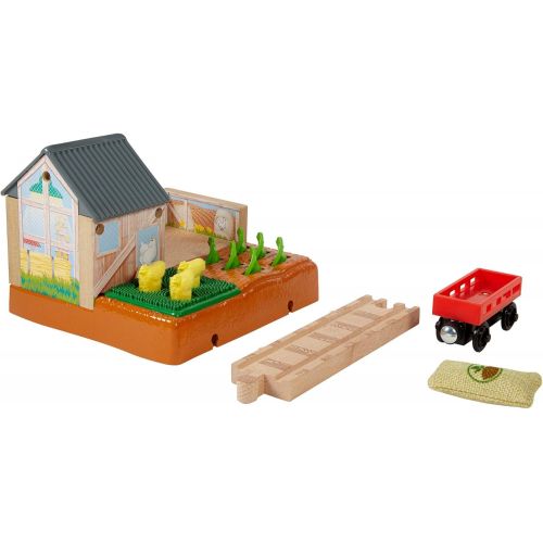 피셔프라이스 [아마존베스트]Fisher-Price Thomas & Friends Wooden Railway, McColls Farm Chicken Coop