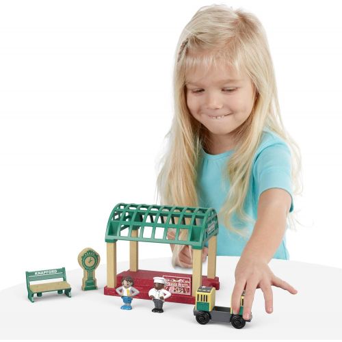  [아마존베스트]Thomas & Friends Fisher-Price Wood, Knapford Train Station