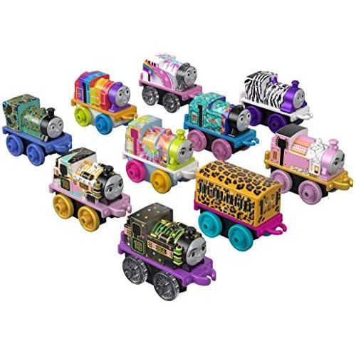  [아마존베스트]Thomas & Friends Fisher-Price Minis, Stylin Steamies Toy, Multicolor