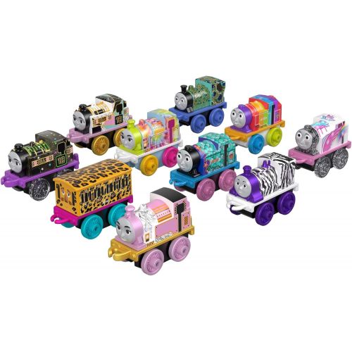  [아마존베스트]Thomas & Friends Fisher-Price Minis, Stylin Steamies Toy, Multicolor