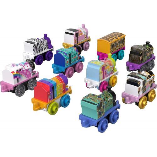  [아마존베스트]Thomas & Friends Fisher-Price Minis, Stylin Steamies Toy, Multicolor