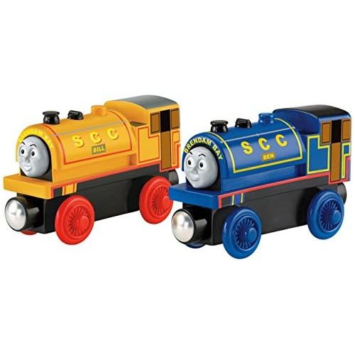 피셔프라이스 [아마존베스트]Fisher-Price Thomas & Friends Wooden Railway, Bill & Ben Trains