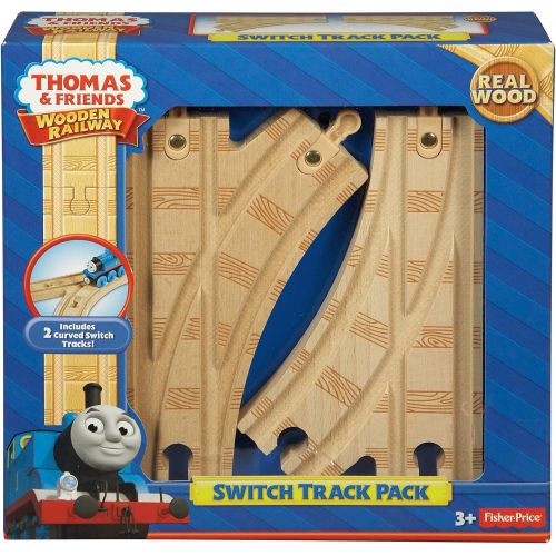 피셔프라이스 [아마존베스트]Fisher-Price Thomas & Friends Wooden Railway, Switch Track Pack
