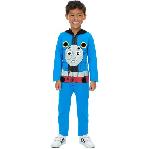  [아마존베스트]Thomas & Friends Boys Costume Zip-Up Coverall with Hood