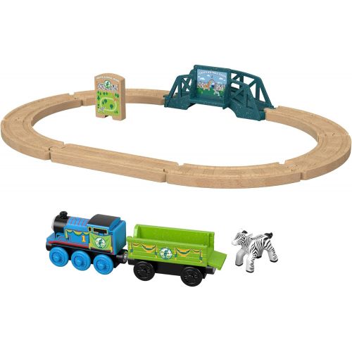  [아마존베스트]Thomas & Friends Fisher-Price Wood, Animal Park Set