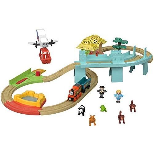 피셔프라이스 [아마존베스트]Fisher-Price Thomas & Friends Wood, Big World Adventures Set