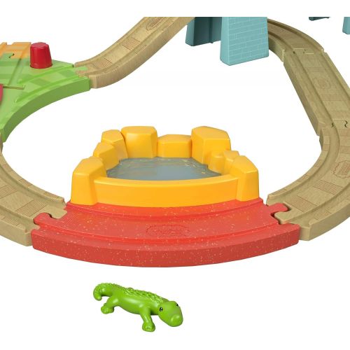 피셔프라이스 [아마존베스트]Fisher-Price Thomas & Friends Wood, Big World Adventures Set