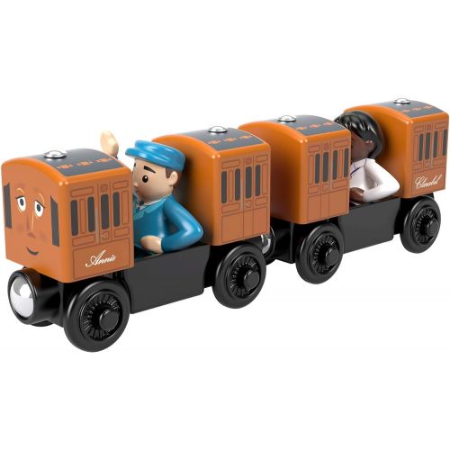  [아마존베스트]Thomas & Friends Fisher-Price Wood, Annie & Clarabel