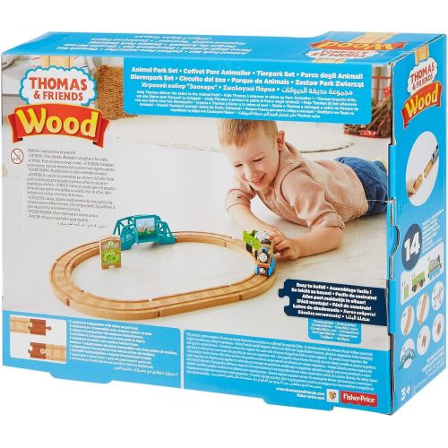 피셔프라이스 [아마존베스트]Fisher-Price Thomas & Friends Wood, Animal Park Set