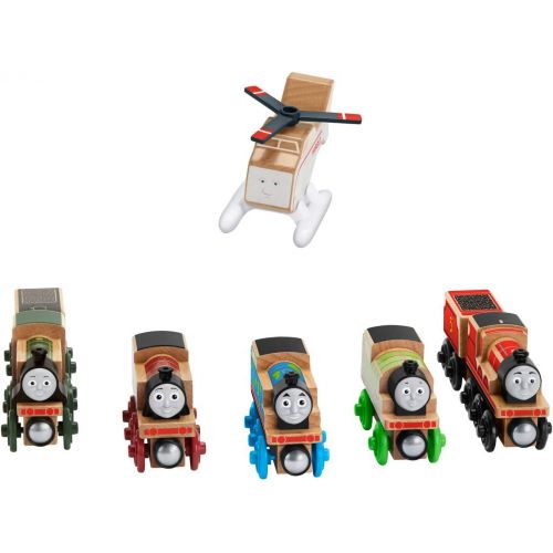 피셔프라이스 [아마존베스트]Fisher-Price Thomas & Friends Wood, 5-in-1 Builder Set