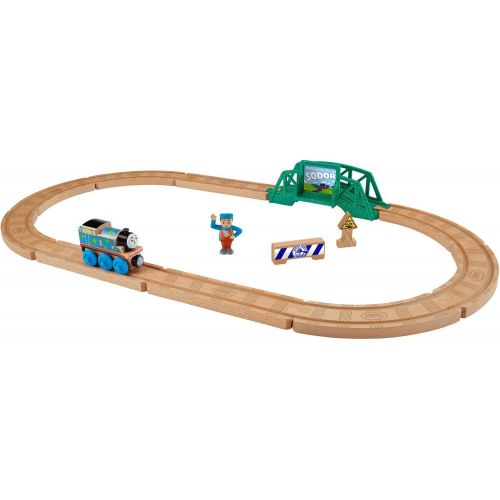 피셔프라이스 [아마존베스트]Fisher-Price Thomas & Friends Wood, 5-in-1 Builder Set