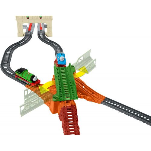 피셔프라이스 [아마존베스트]Fisher-Price Thomas & Friends TrackMaster, Thomas & Percys Railway Race Set