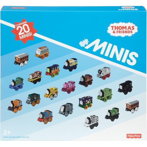 피셔프라이스 [아마존베스트]Fisher-Price Thomas & Friends MINIS, 20-Pack, Super Station + MINIS