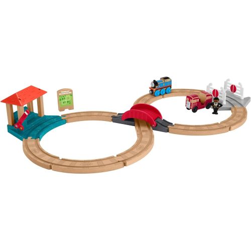  [아마존베스트]Thomas & Friends Fisher-Price Wood, Racing-8 Set