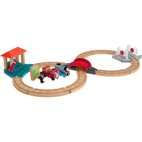  [아마존베스트]Thomas & Friends Fisher-Price Wood, Racing-8 Set