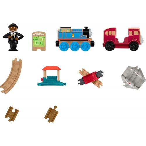  [아마존베스트]Thomas & Friends Fisher-Price Wood, Racing-8 Set