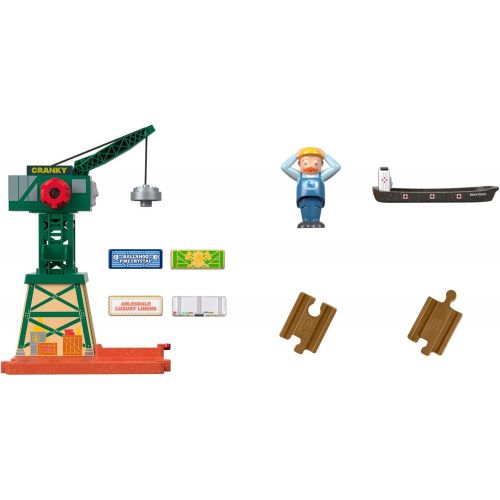  [아마존베스트]Thomas & Friends Fisher-Price Wood, Cranky at The Docks