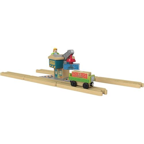 피셔프라이스 [아마존베스트]Fisher-Price Thomas & Friends Wood, Spin & Lift Crane