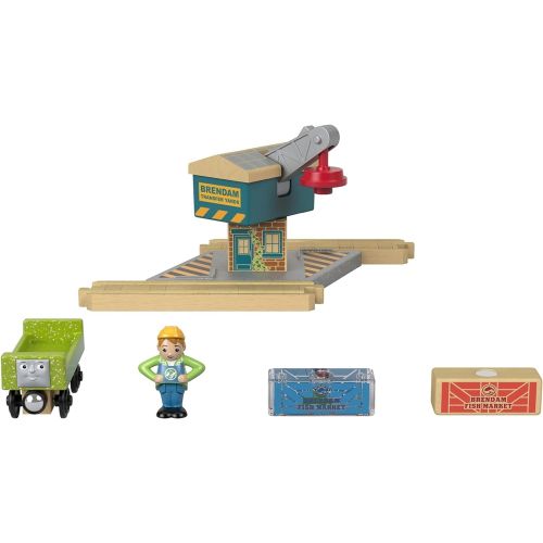 피셔프라이스 [아마존베스트]Fisher-Price Thomas & Friends Wood, Spin & Lift Crane