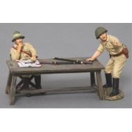Thomas Gunn Miniatures THOMAS GUNN WW2 PACIFIC RS039B JAPANESE COMMAND SET KHAKI UNIFORMS MIB