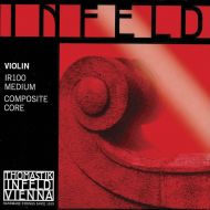 Thomastik Infeld Red 4/4 Violin String Set - Medium Gauge with Removable Ball End Gold-plated Steel E
