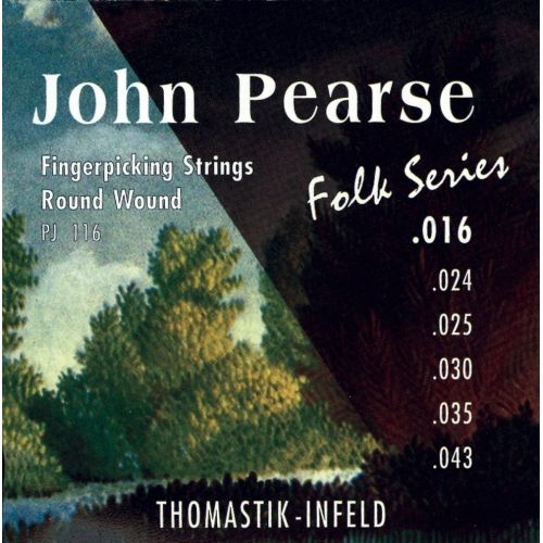  Thomastik PJ116 John Pearse Folk Series, Ball End, Light