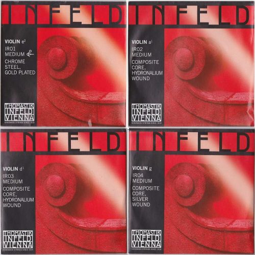  Thomastik-Infeld IR100 Infeld Red Violin Strings Set 4/4 Size