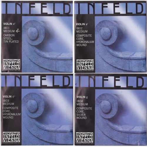  Thomastik-Infeld IB100 Infeld Blue Violin Strings Set 4/4 Size