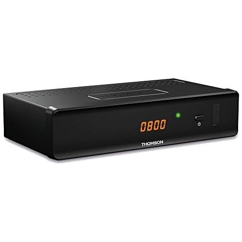  THOMSON THC301 HD Receiver for Digital Cable TV DVB C Full HD (HDTV, HDMI, SCART, USB, Media Player) Black